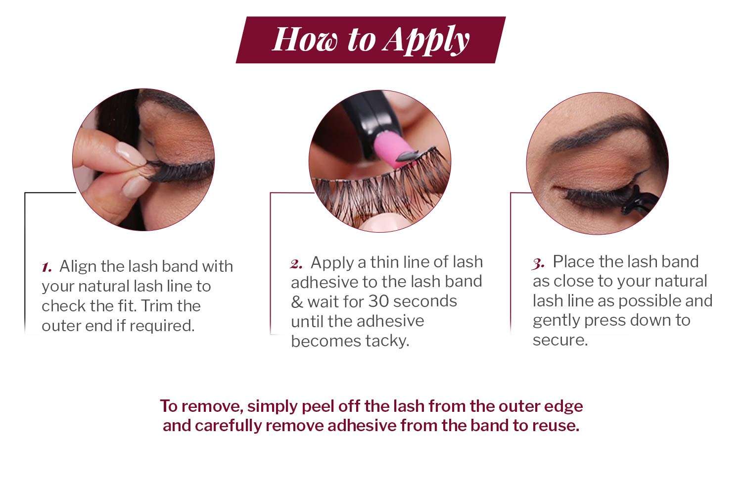 Ardell Extension FX D Curl False Eye Lashes for Eye Widening Effect, 4 pack