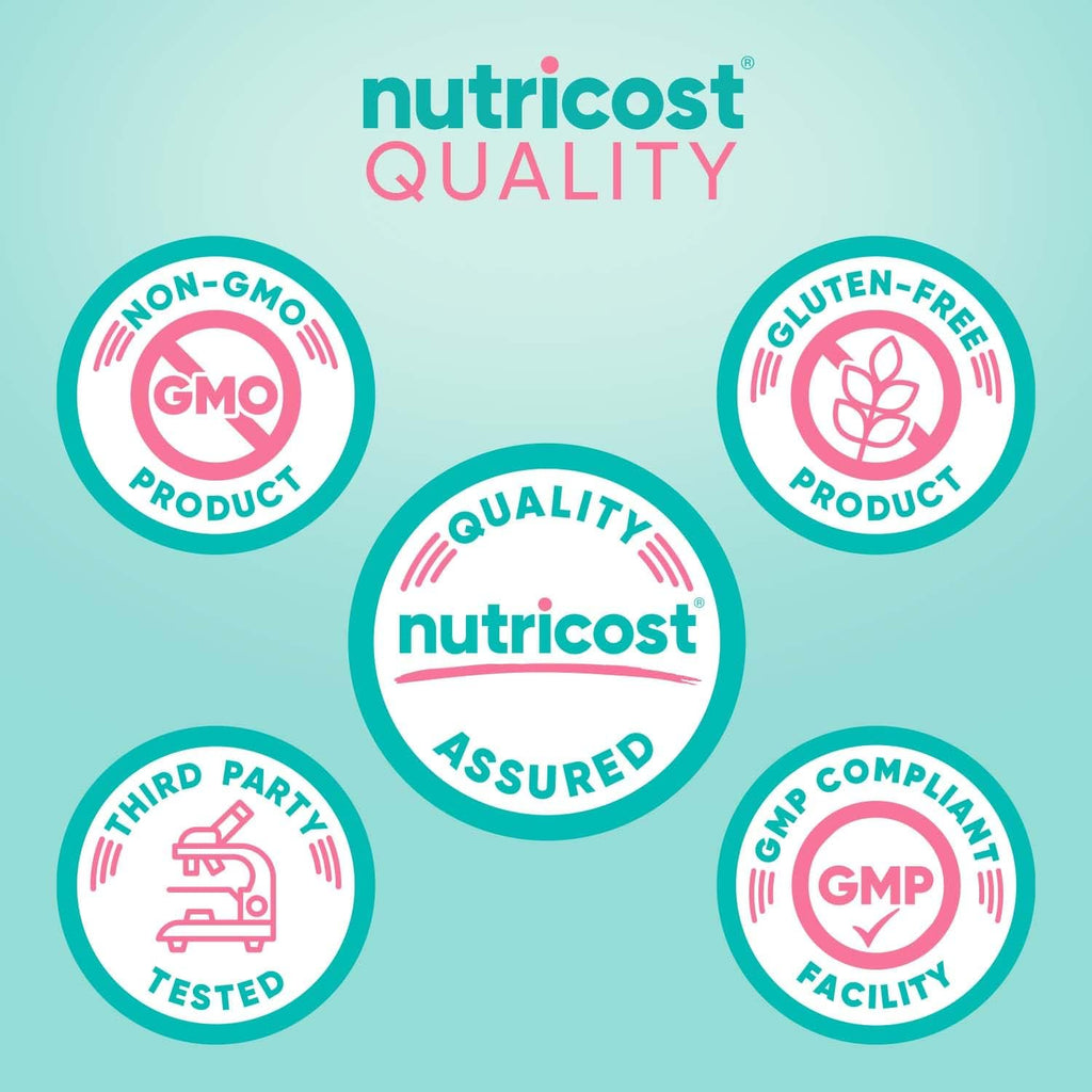 Nutricost Boric Acid 600mg, 30 Capsules - Vaginal Suppository - Non-GMO - for Women