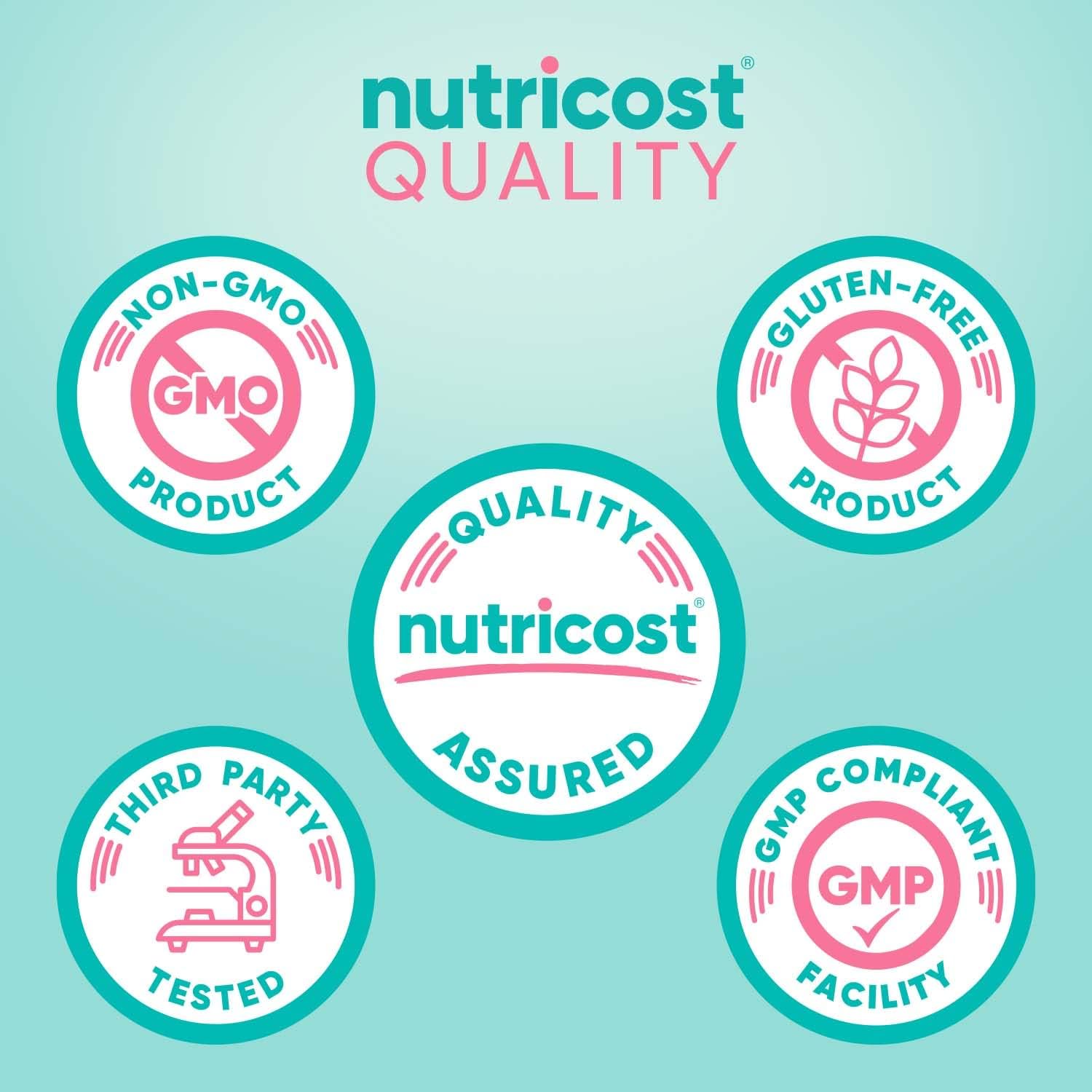 Nutricost Boric Acid 600mg, 30 Capsules - Vaginal Suppository - Non-GMO - for Women