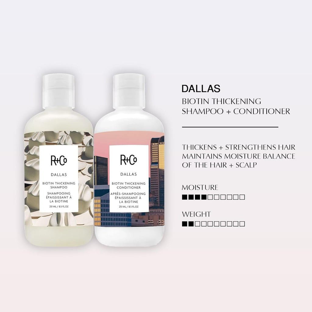 R+C Dalla Bioti Thickenin Shampo Conditione Se Add Volume Strengt Fullnes Sulfate-Free Vega Cruelty-Fre 8.5o (Pac o 2)