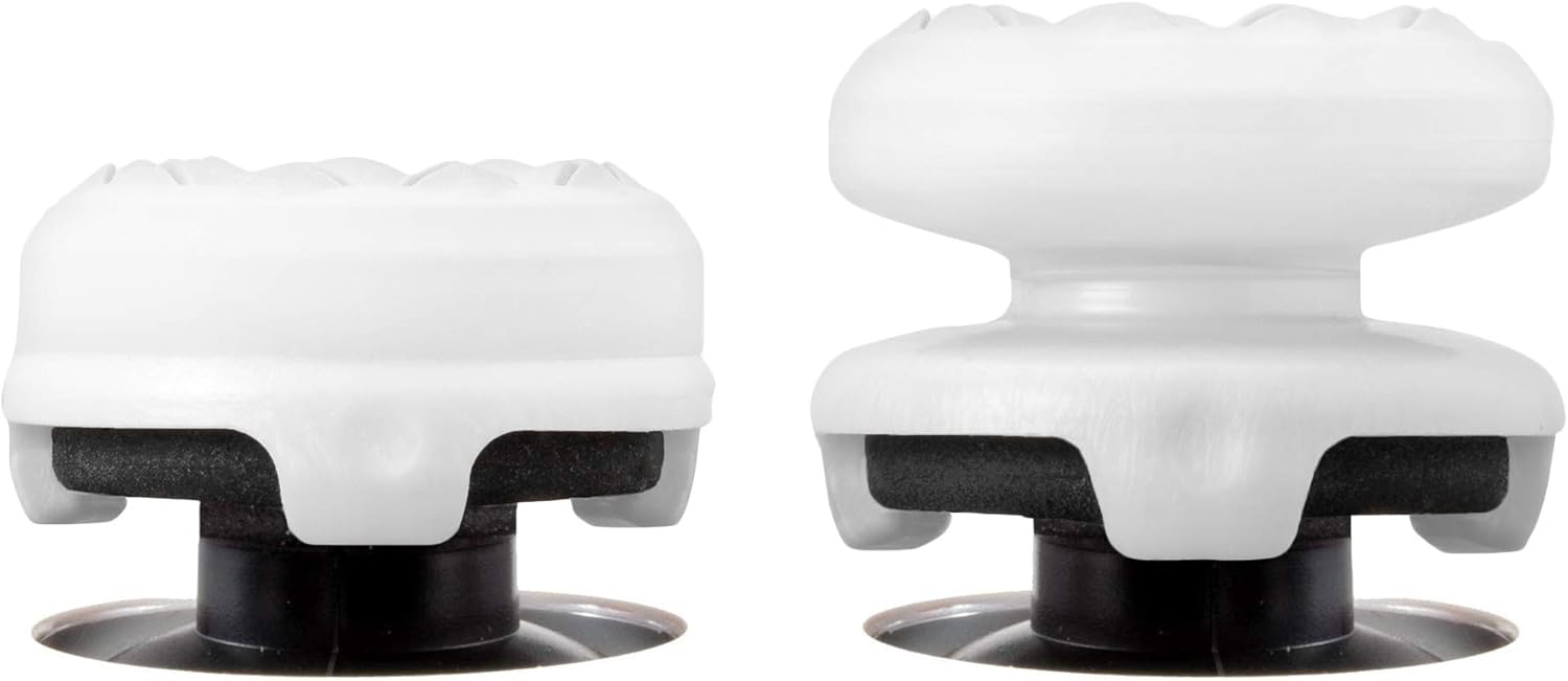KontrolFree FP Free Galax Whit fo PlayStatio (PS4 an PlayStatio (PS5 Performanc Thumbstick  High-Rise Mid-Ris White