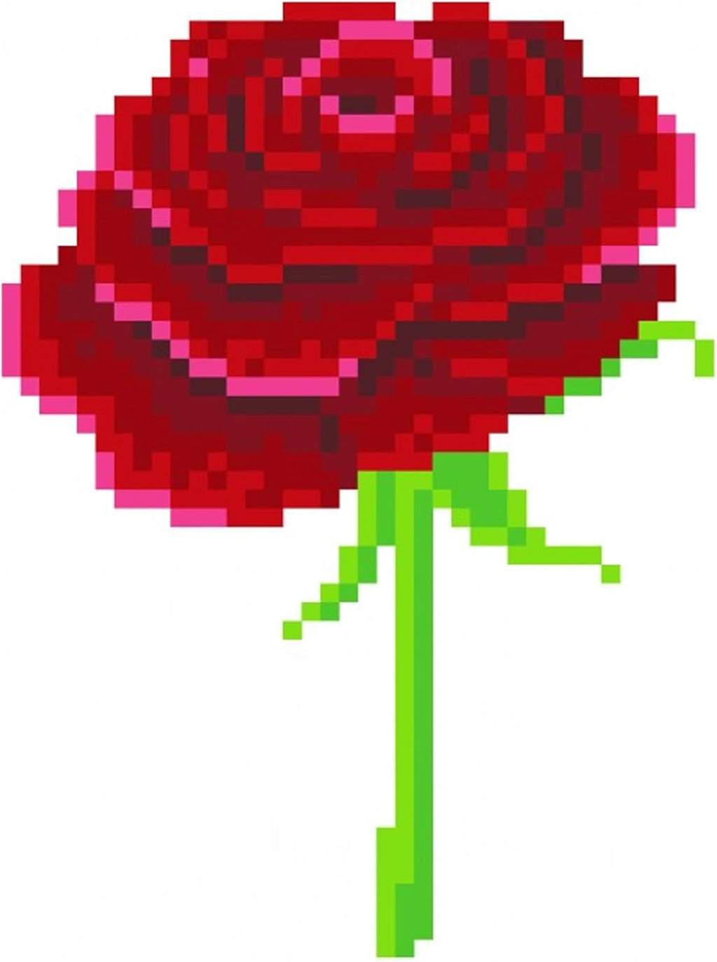 DIAMON DOT Lov Ros Car Diamon Paintin Kit fo Adult Diamon Ar Kit Relaxin Creativ Craf Ki wit Dot Gems