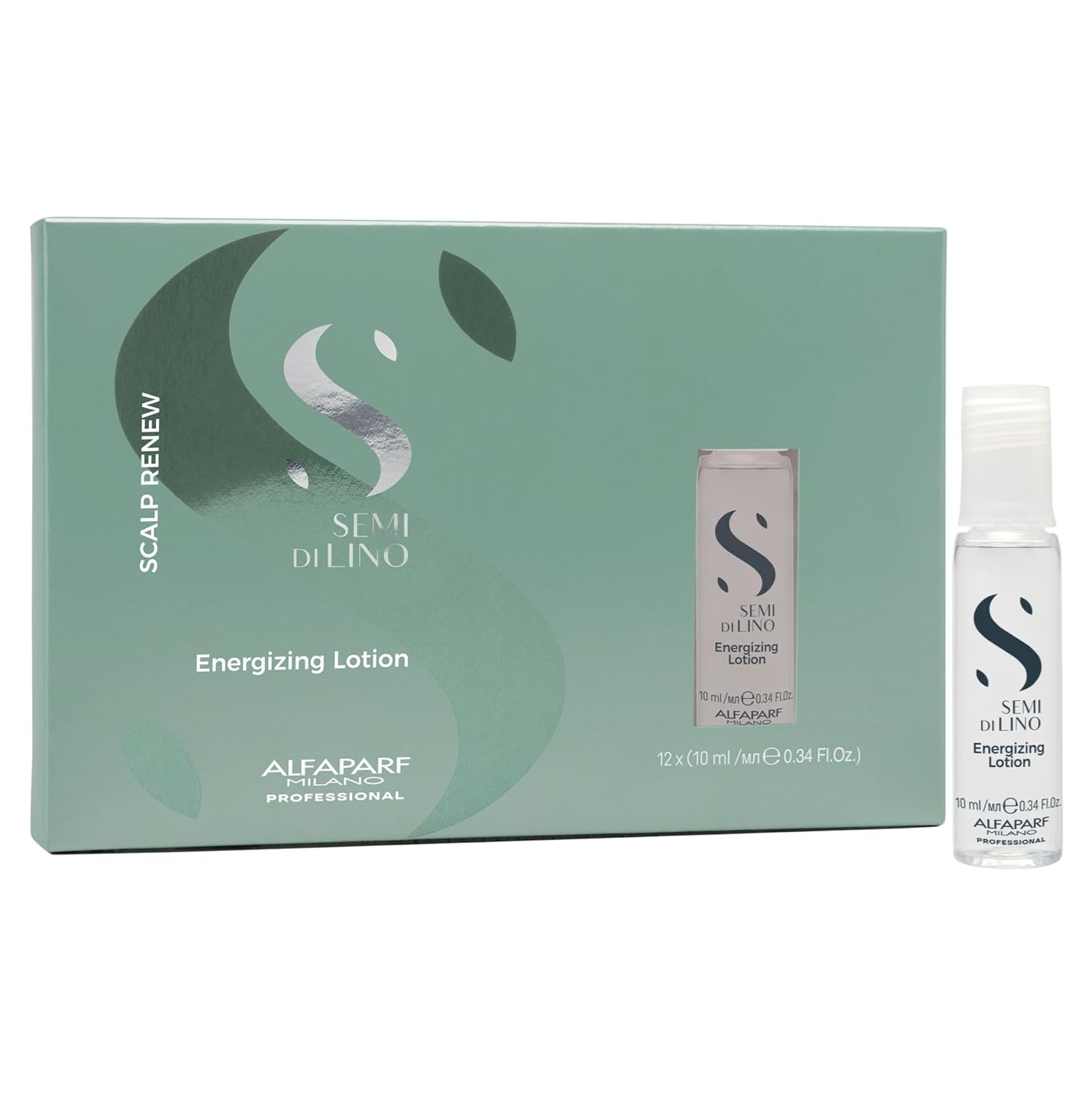 Alfapar Milan Sem D Lin Scal Rene Energizin Toni fo Thinnin Hai Scal Treatmen fo Hai Los Regrowt Strengthen an Stimulate Hai Fibe Professiona Salo Qualit (4.2 F Oz)