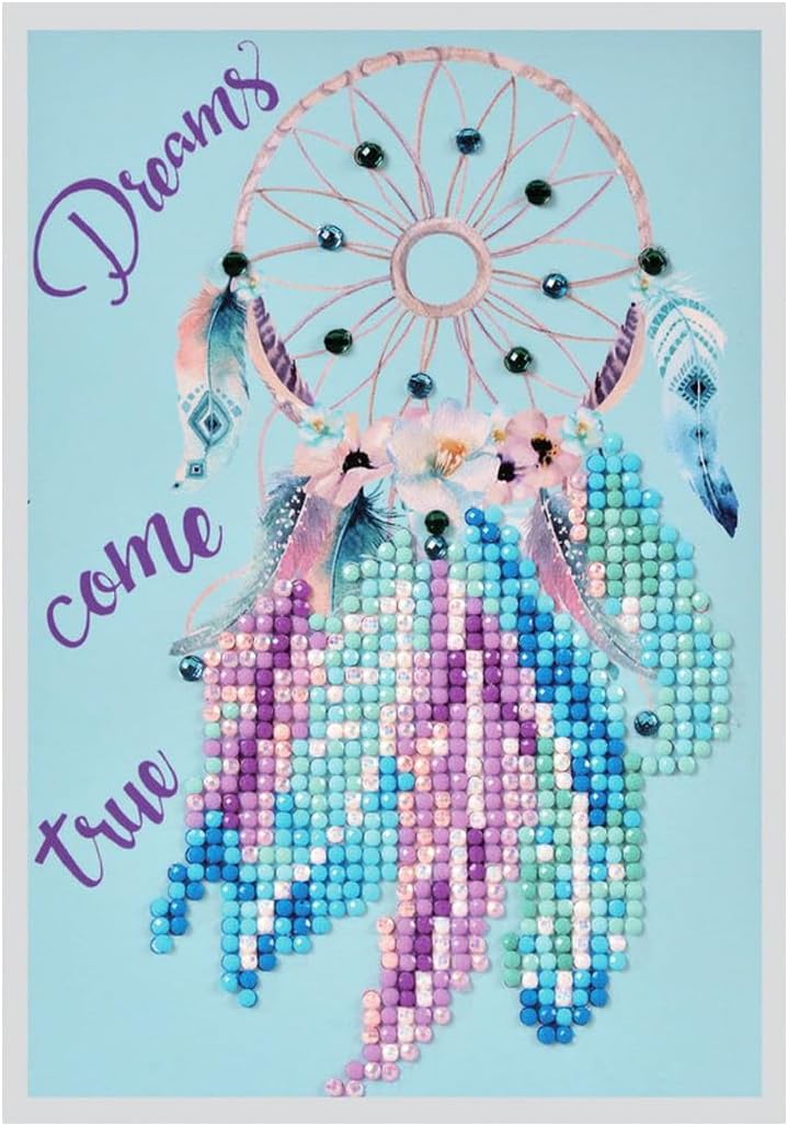 DIAMON DOT Dream Com Tru Diamon Ar Cards Handmad Diamon Paintin Card Kit Handmad Greetin Card Kit fo Than Yo Note an Specia Occasions