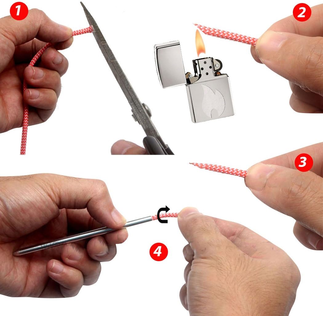 SafetyCar Stainles Stee 55 Paracor Leathe Stitchin FI Lacin Needl 3i (75mm Lon fo 1/8i (3mm Lace String  Needl Pack