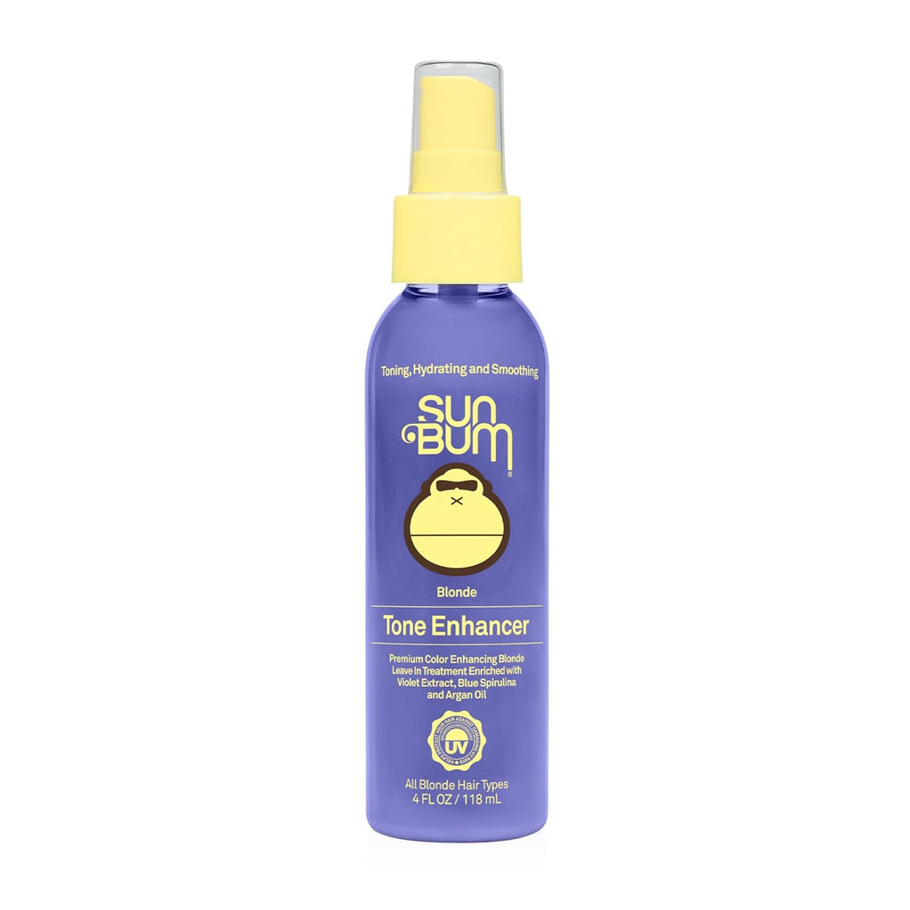 Sun Bum Blonde Tone Enhancer - Paraben, Gluten and Cruelty Free Purple Leave In Treatment for Blondes (2 Pack)