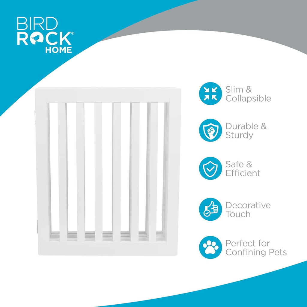 INTERNET' BES Do Gat Indoo Freestandin Pe Barrier Foldin Woo Do Fence Extr Wid Doorwa Pupp Gate Indoo Anima Privac Panel Woode Ca Fenc  Pane 24inch White