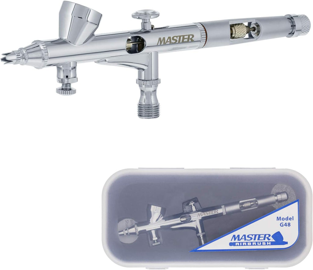 Maste Airbrus Hig Precisio G4 Dual-Actio Gravit Fee Airbrush 0. m Tip Smal 1/1 o Cup Ai Control