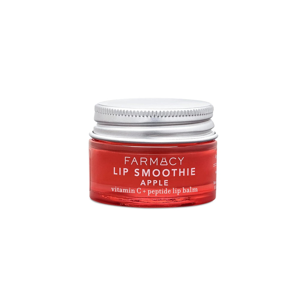 Farmacy Peptide Lip Smoothie - Hydrating Lip Balm with Vitamin C to Visibly Plump Smooth Lines - Nourishing Treatment with a High-Gloss Finish - Apple (10g)