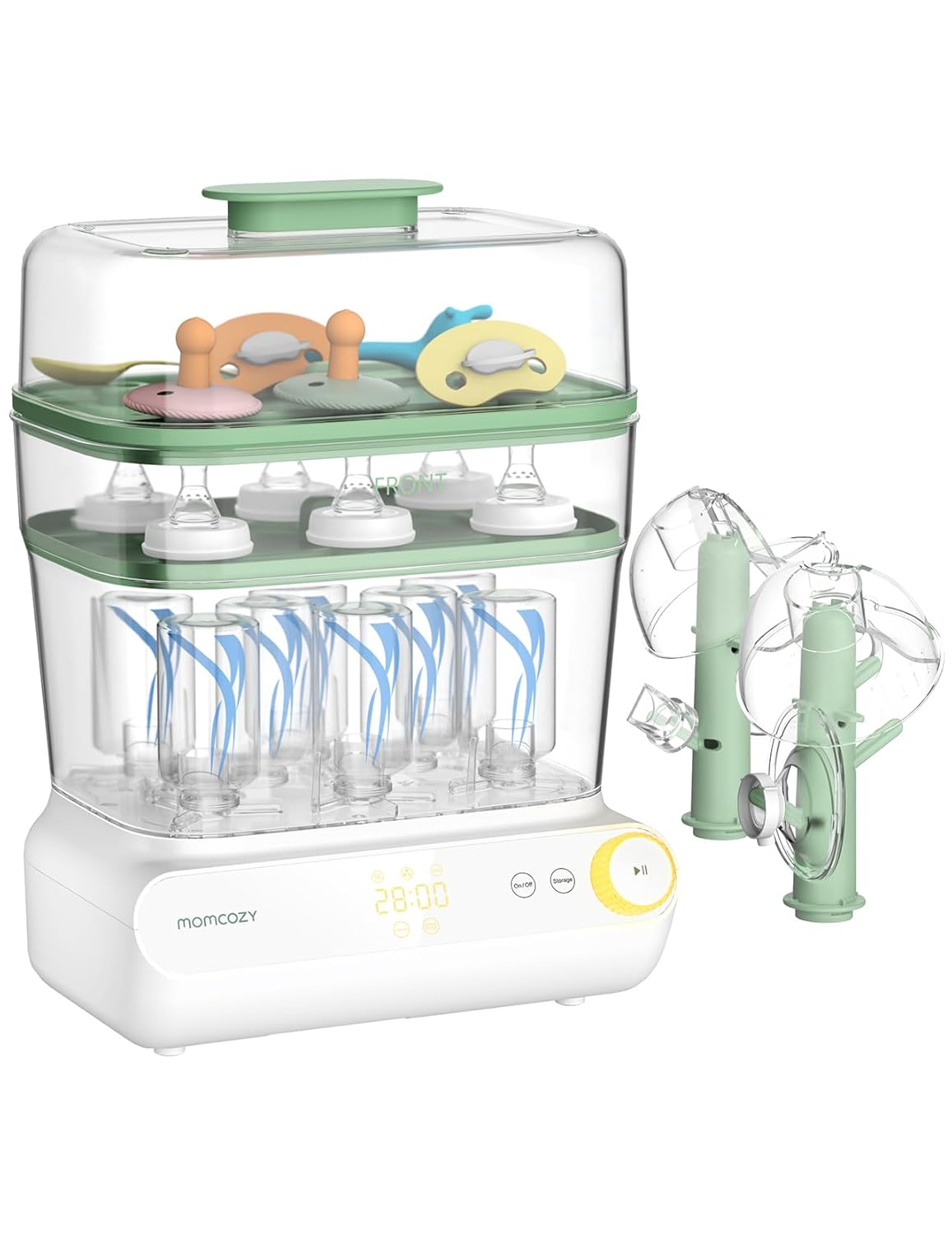 Layer Larg Bottl Sterilize an Dryer Fas Steriliz an Dry Universa Bottl Sterilize fo Al Bottle Breas Pum Accessories Touc Scree Auto-Of Bottl Sanitizer