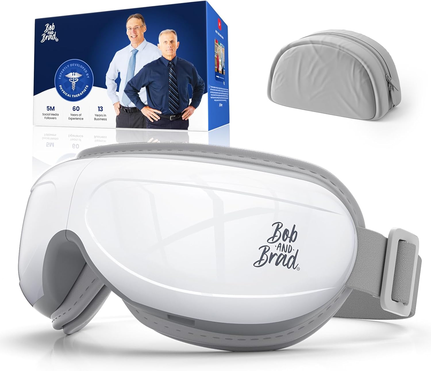 BOB AND BRAD Eye Massager FSA Eligible/HSA Eligible, EyeOasis 2 Heated Eye Mask for Migraines with Music, Smart Migraine Massager Reduce Dry Eyes Improve Sleep, Christmas Birthday Gifts for Women Men
