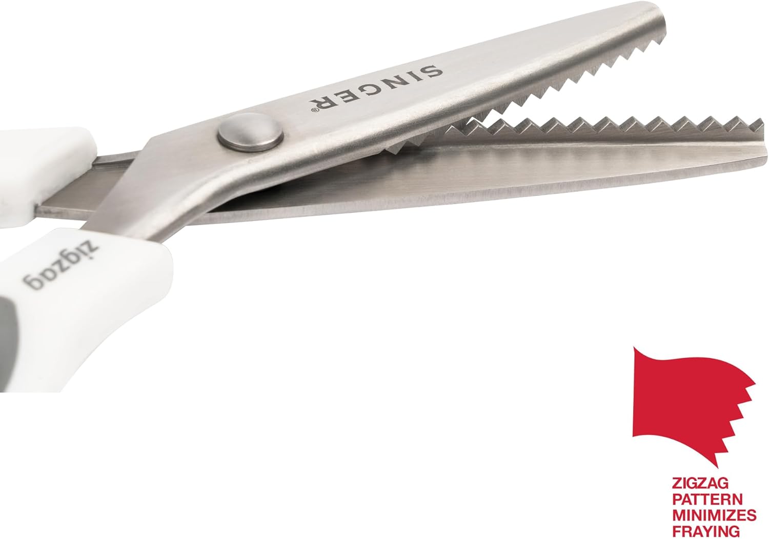 SINGE 9inc Pinkin Shear Zi Za Scissor fo Fabric