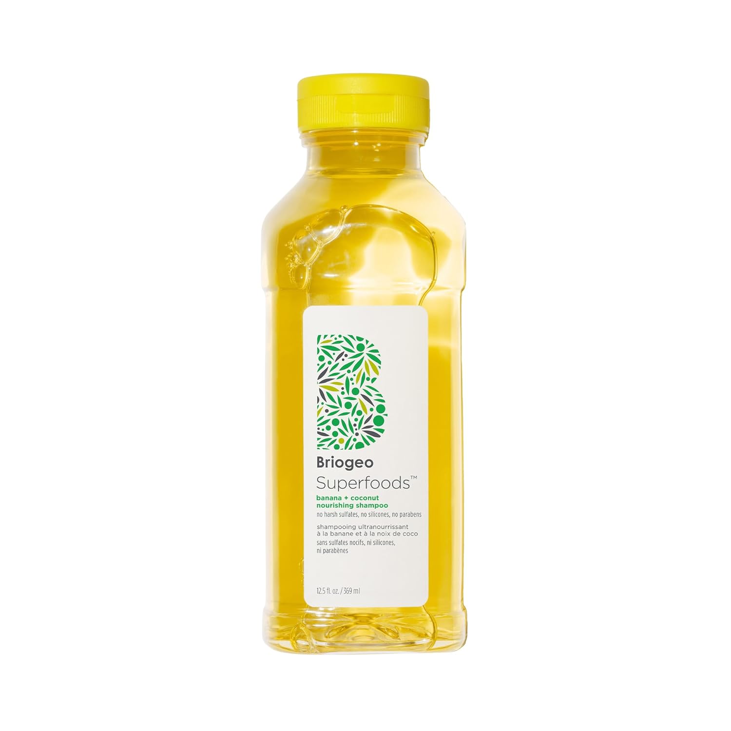 Brioge Superfood Banan Coconu Nourishin Shampoo Replenis Dull Dr Hai an Support Health Hai an Scalp Moisturizin fo Al Hai Textures Vegan Cruelty-Free 12. f oz