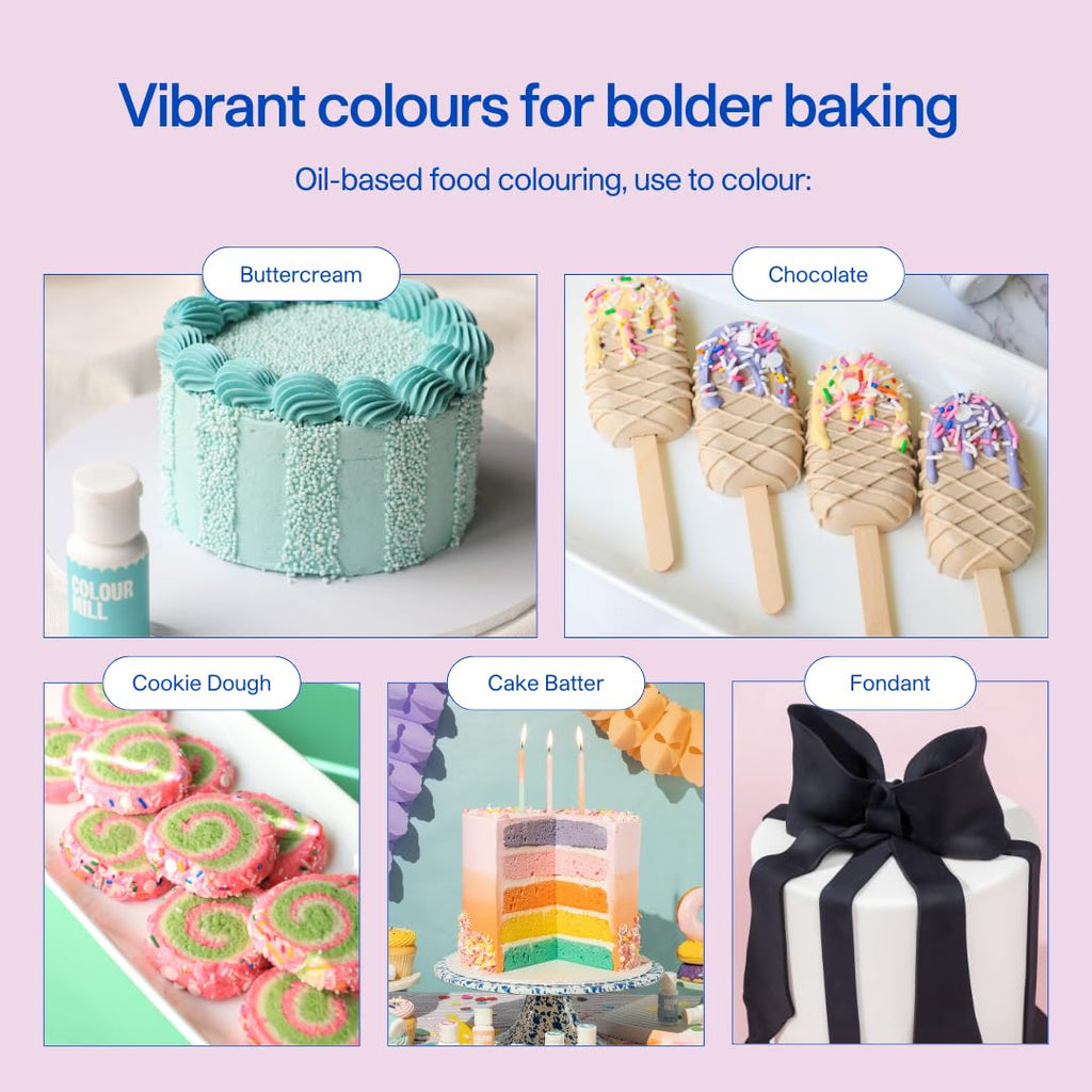 Colour Mill Oil-Based Food Coloring, 20 Milliliters (Lime)
