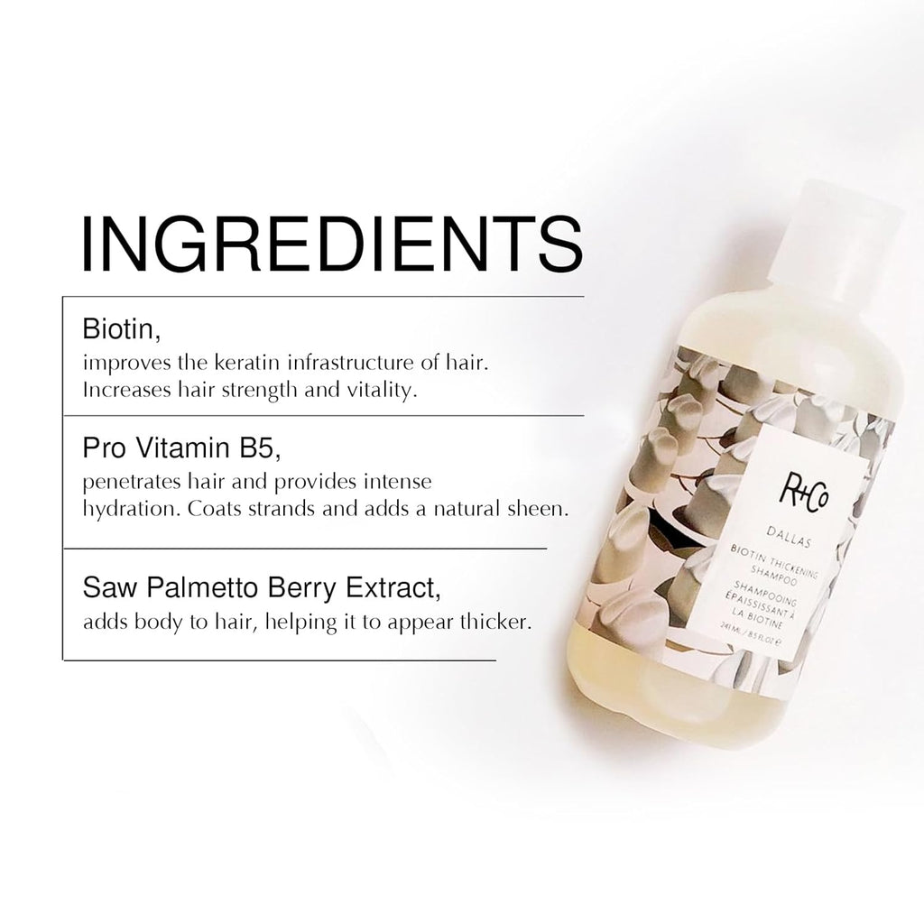 R+C Dalla Bioti Thickenin Shampo Conditione Se Add Volume Strengt Fullnes Sulfate-Free Vega Cruelty-Fre 8.5o (Pac o 2)