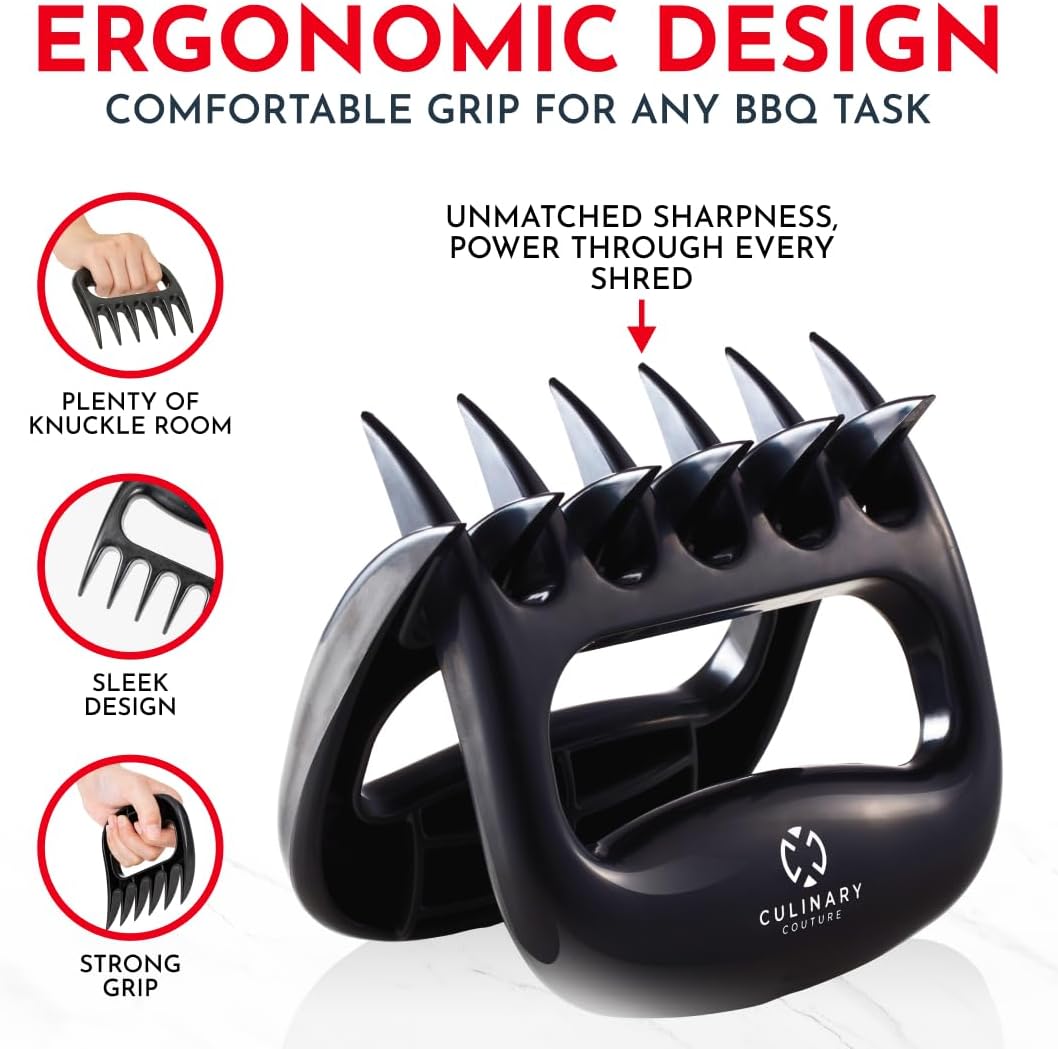 Mea Shredde Claw BB Accessorie Stockin Stuffer fo Men Bea Claw Mea Shredde fo Pulle Pork Chicken-Shredde Too Perfec fo BB Grillin Gift fo Men Whit Elephan Gift Ideas