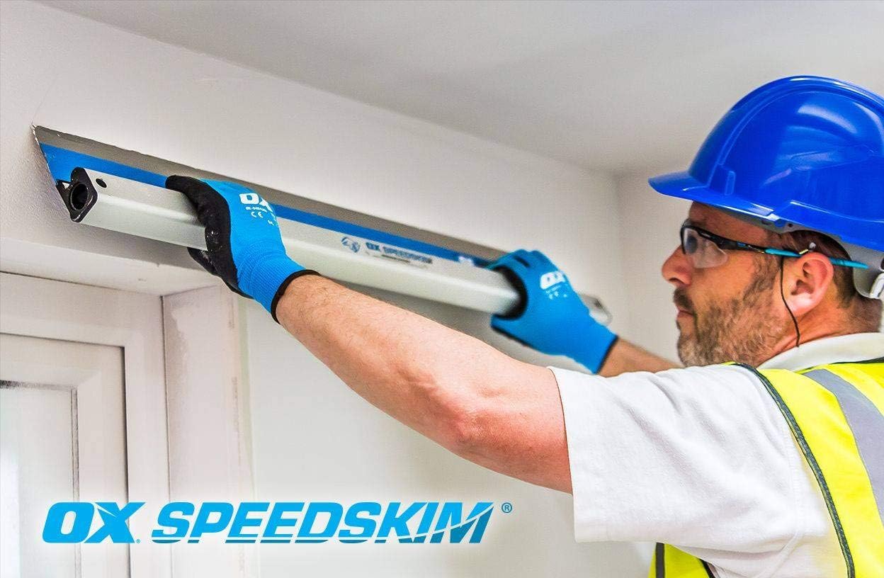 OX TOOLS Pro Series SFBL QuickSkim Plaster Skimming Blade - 35-3/7 Inch | Replaceable Semi-Flexible Stainless Steel Blade Only