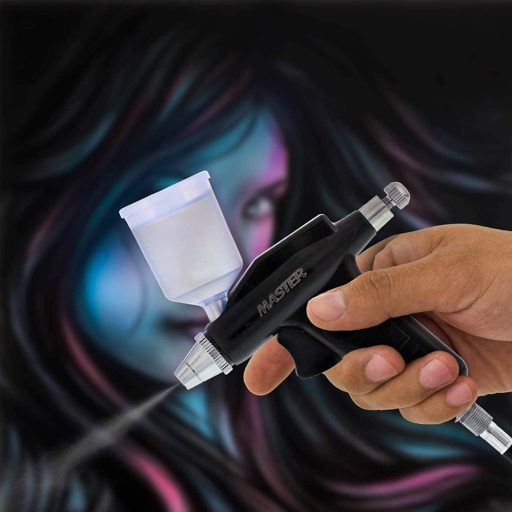 Maste Airbrus Mode G7 Universa Precisio Trigge Styl Gravit Fee wit 3/ Ounc Gravit Flui Cu an 0.3m Nozzle