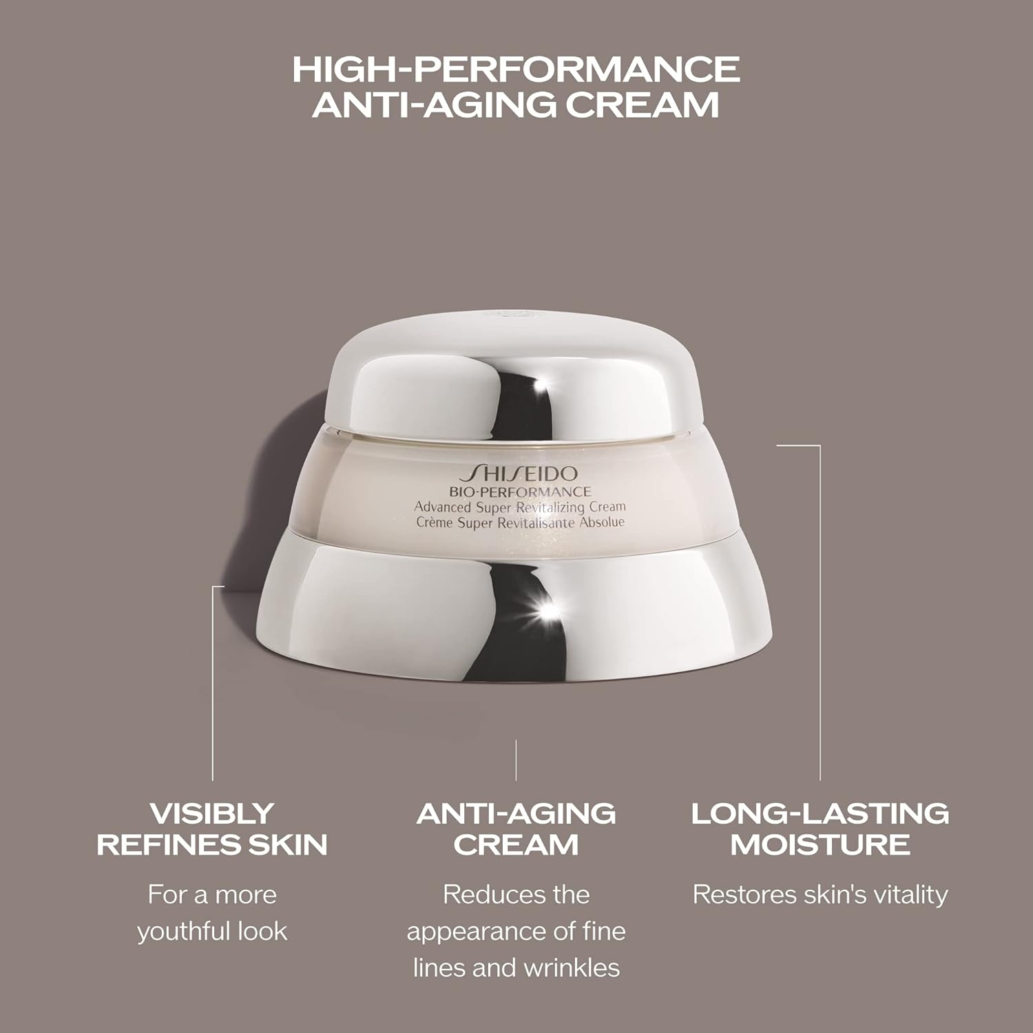 Shiseid Bio-Performanc Advance Supe Revitalizin Crea Anti-Agin Moisturize Reduce Appearanc o Fin Line Wrinkles Provide Long-Lastin Hydration