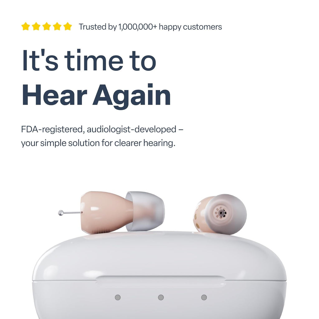 Audie Ato On OT Hearin Aid Wireless Rechargeable an Comfortabl Clea Soun i Small Discree Desig fo Senior Adult wit Hearin Loss