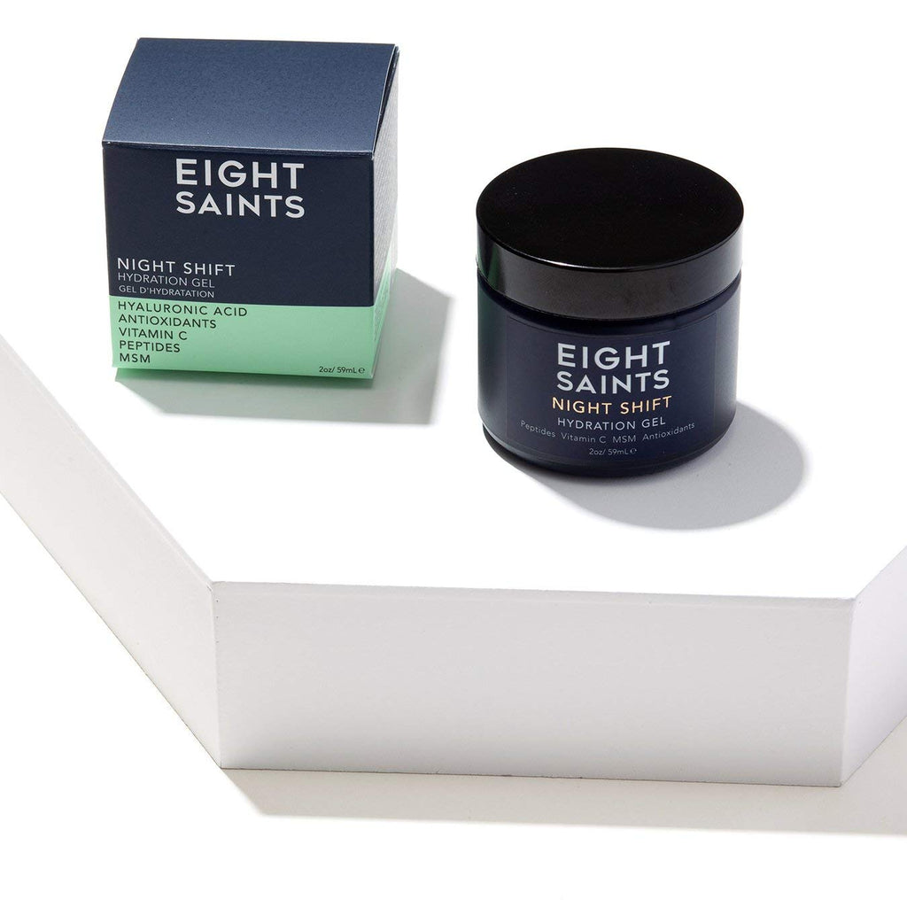Eigh Saint Nigh Shif Anti-Agin Ge Fac Moisturizer Natura an Organi Ant Wrinkl Nigh Crea Ge Fo Fac T Reduc Fin Line an Wrinkles Ounces