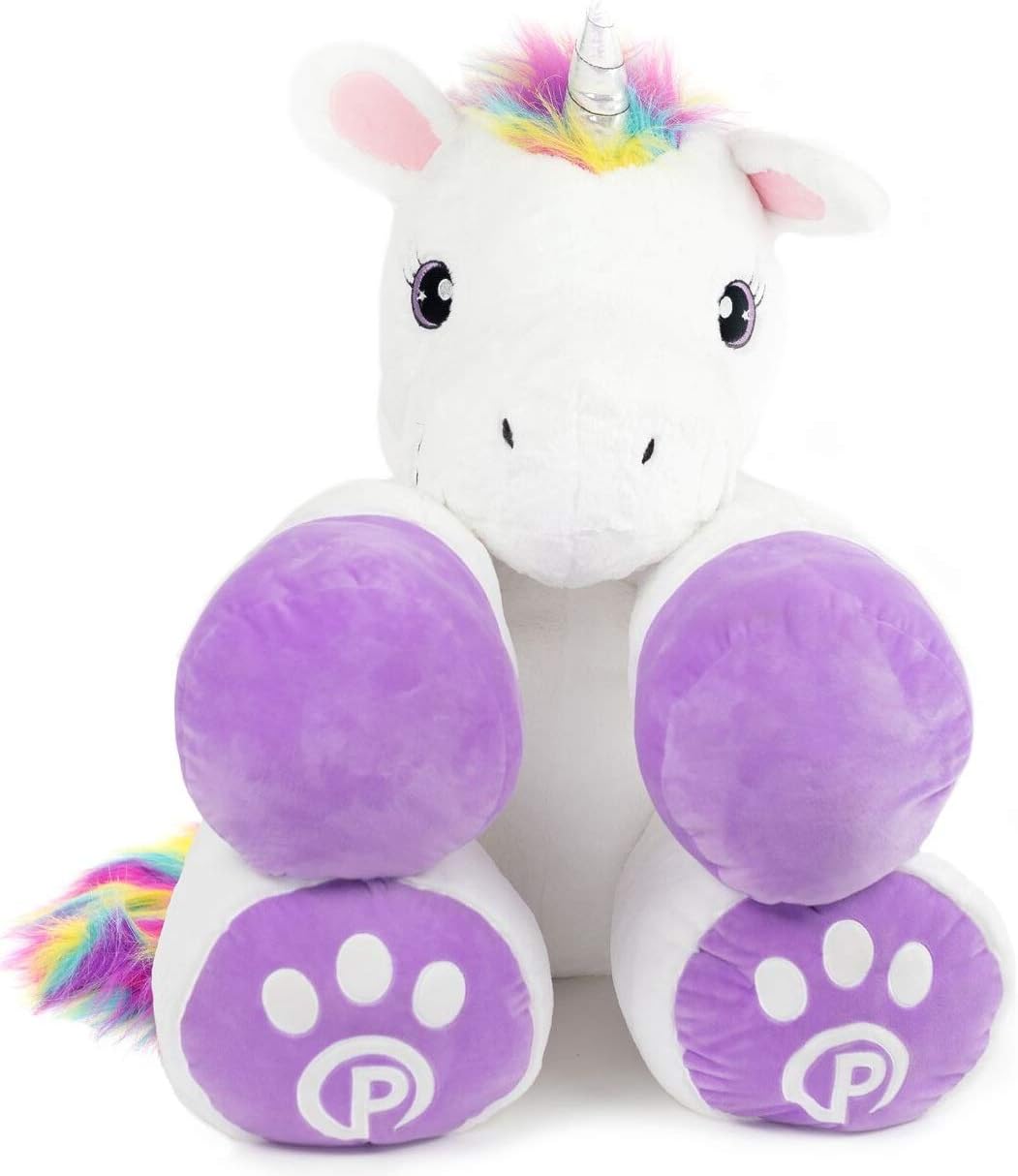 Plushible Poppy The Unicorn Stuffed Animal, 44inch Plush Unicorn Toy for Girls & Boys - Machine Washable Plush, Soft Stuffed Animal Toy, Gift's Day Gift for All