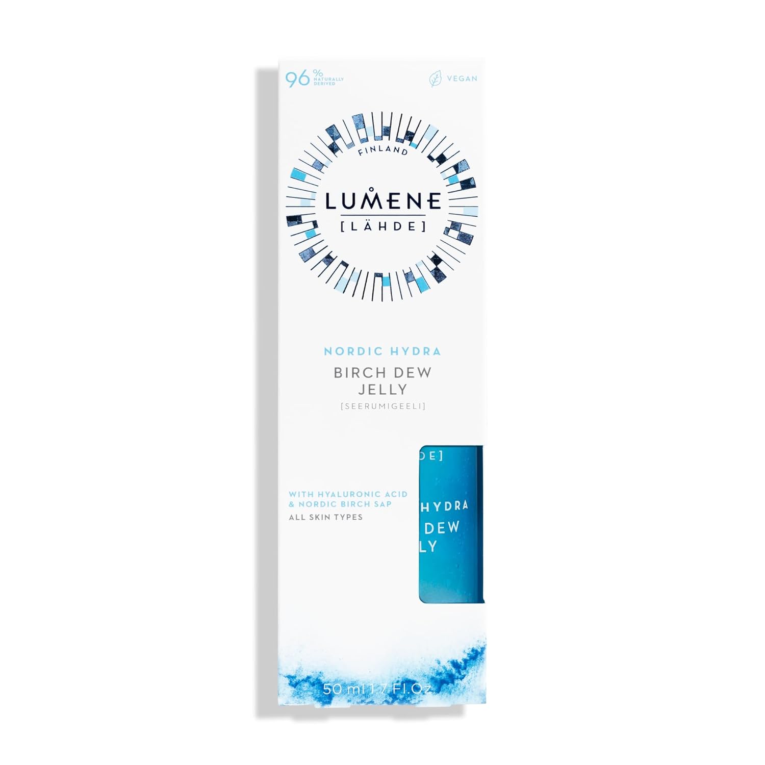 Lumen Nordi Hydr [L?hde Birc De Jell Dua Hydratin Seru Fac Moisturize wit Hyaluroni Aci an Nordi Birc Sa Fail Fac Seru fo Dr Ski an Al Ski Type (1. f oz)