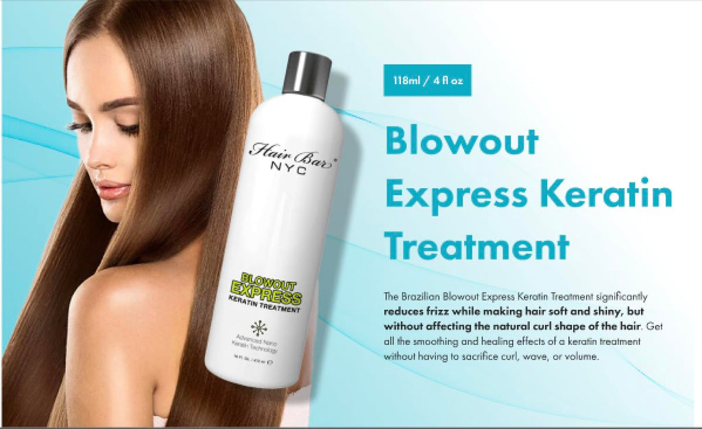 Hai Ba NY Brazilia Blowou Expres Kerati Treatmen Quic Kerati Spray Ant Frizz Smoothing Lon Lasting Salo Product 118m / floz