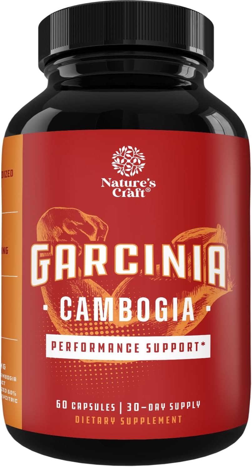 Stron Garcini Cambogi Extrac Capsule wit 60 HC Non-Stimulan Garcini Cambogi Weigh Los Supplemen wit Hydroxycitri Aci Chromiu fo Balance Energ Metabolis Suppor 6 Count
