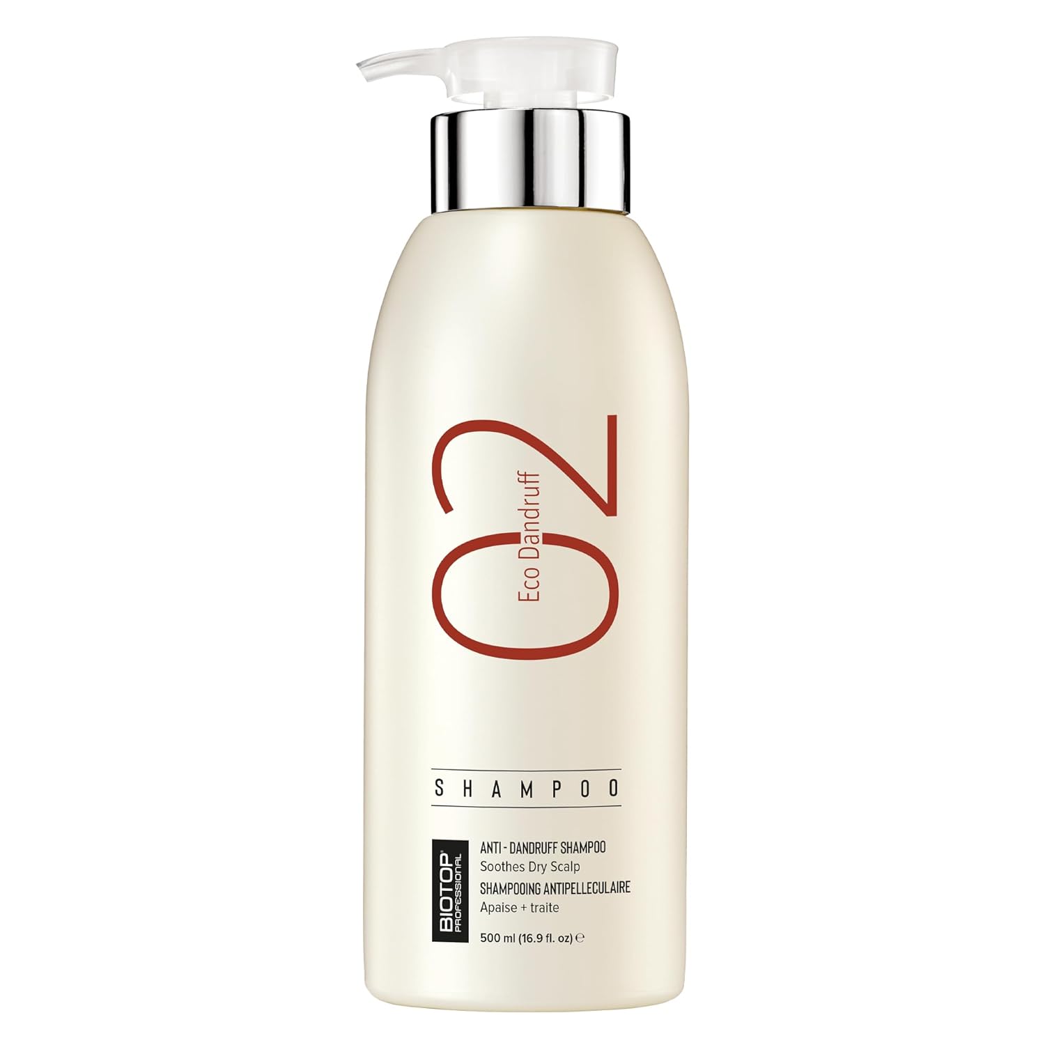 Bioto Professiona 0 Ec Dandruf Shampo Dr Scal Treatmen Hydratin Shampo wit Pr Vitami B5 Zin Pyrithion Chamomil Reduce Irritatio an Prevent Futur Dandruf (16.9oz)
