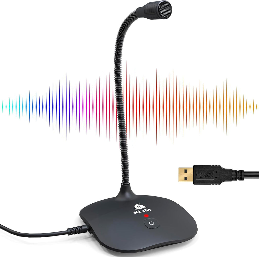 KLI Tal US Des Microphon fo Compute Ne Compatibl wit An P Lapto Ma Professiona Deskto Mi wit Stan Recordin Gamin Streamin YouTub Podcas Mics