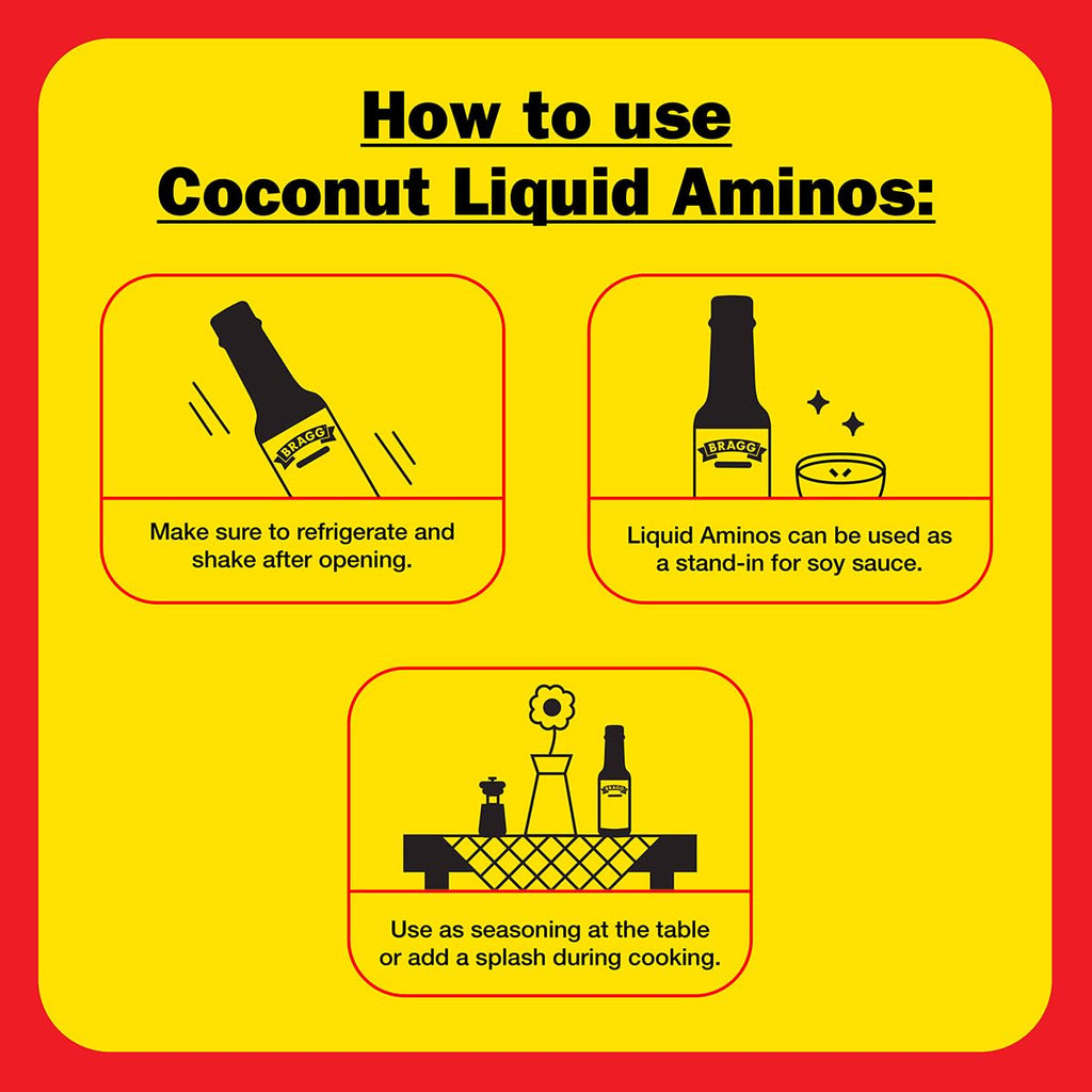 Organic Coconut Aminos, Soy-Free Seasoning - Vegan, Gluten Free, No GMO¡¯s, Kosher Certified (128 Ounce)
