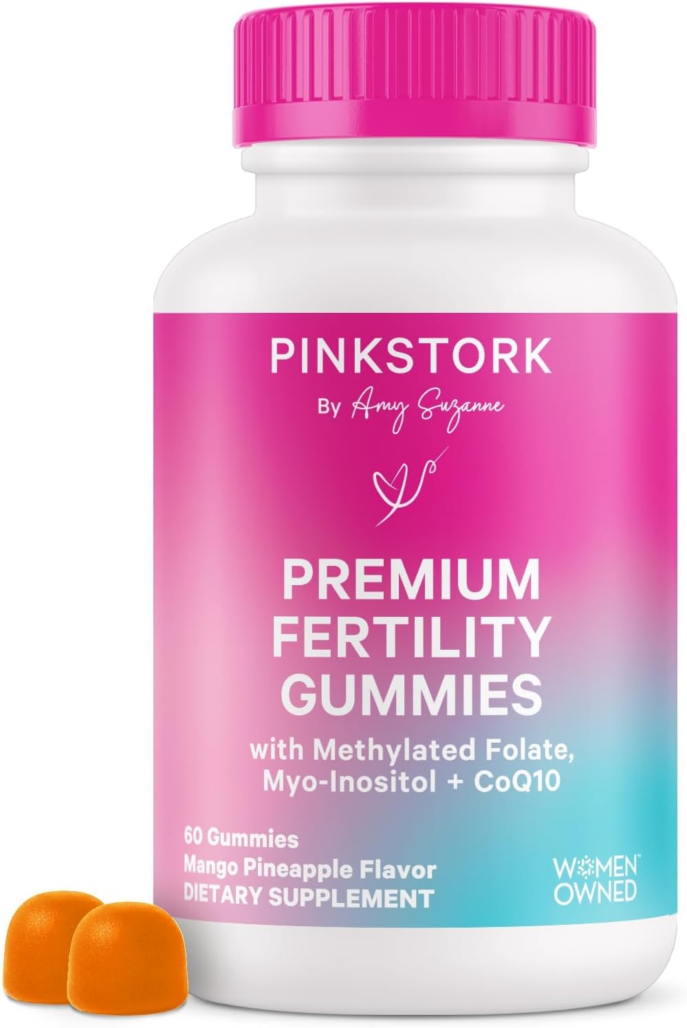 Pin Stor Premiu Fertilit Gummie Fertilit Supplement fo Wome wit CoQ10 Myo-Inosito Prenata Vitamin Conceptio Suppor Hormon Balanc fo Women Ovaria Car 6 Gummies
