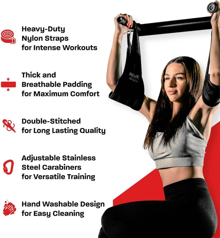 Haw Sport A Strap fo Me an Women A Workou Equipmen fo Maximu Fitnes an Bodybuildin Gains Exercis Equipmen fo Fa Burnin an Strengt Training Liftin Strap fo Si Pac Abs