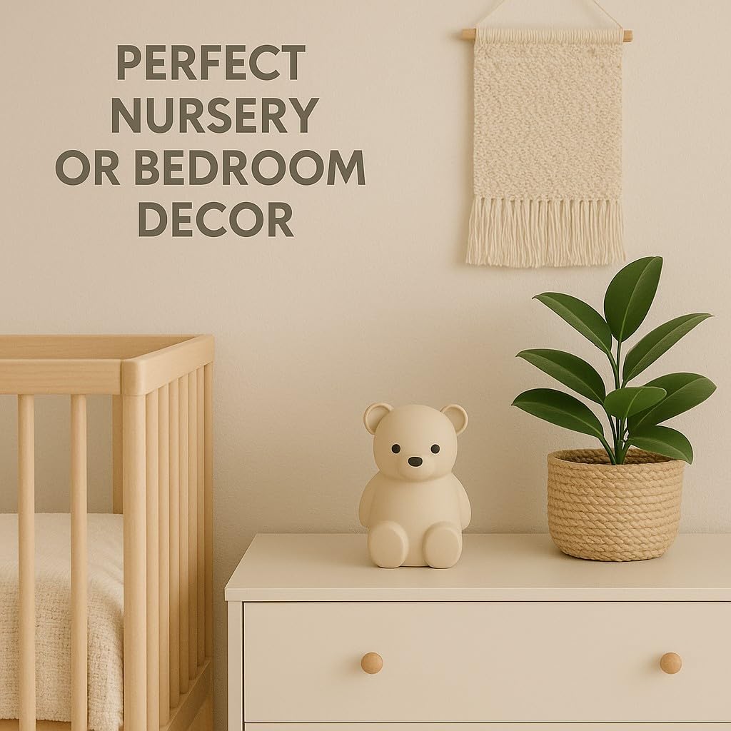Neutra Silicon Tedd Bea Coi Ban fo Kids Baby an Toddler Unbreakabl Pigg Ban fo Kid -Nurser Deco Durabl Mone Ban Gif fo Children