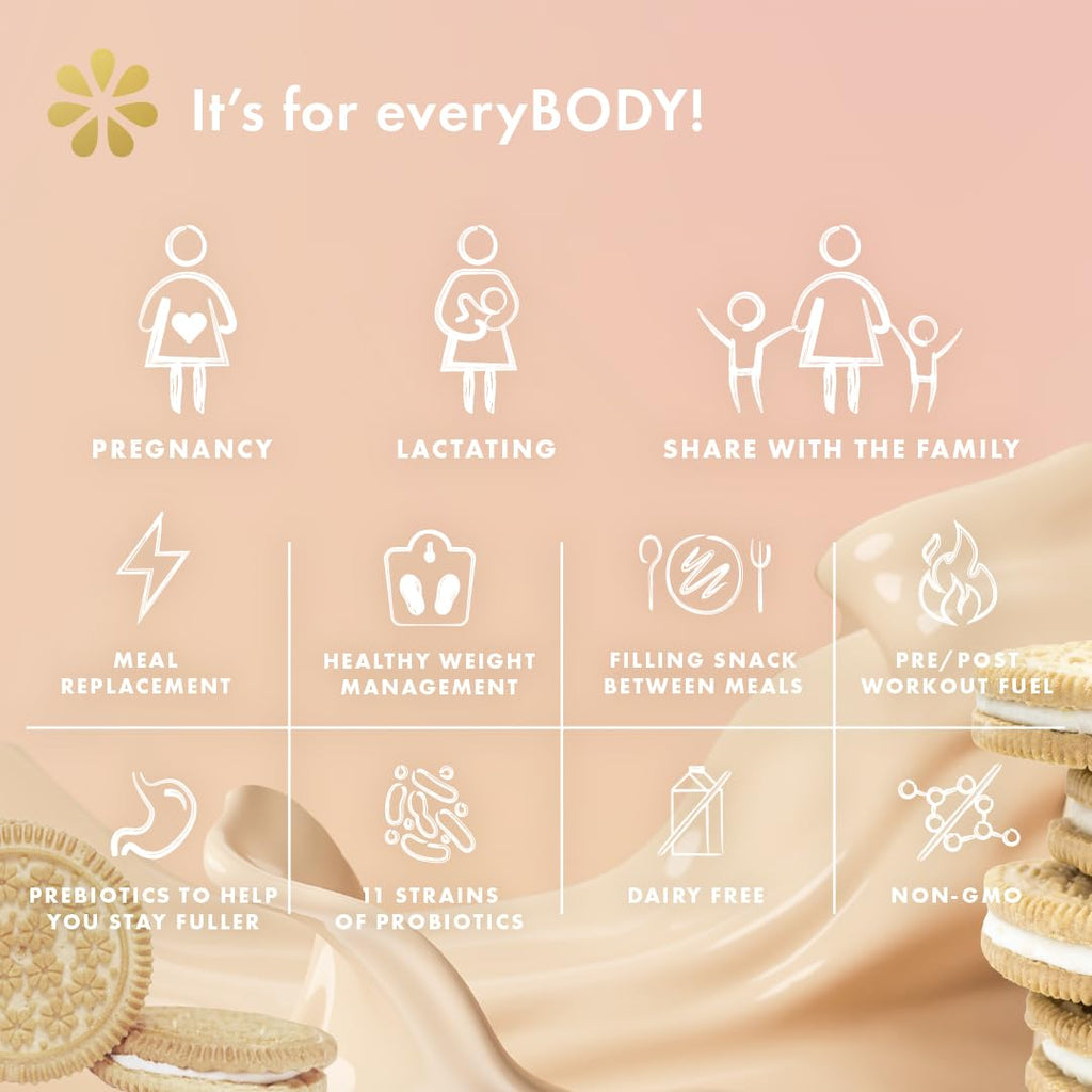 Body Superfood Protein Pregnancy and Postpartum Meal Replacement Shake, Vanilla Chai Flavor | 19g Protein | Safe for Lactation Motherhood | Organic, Vegan, Zero Sugar, 1 Tub (20 Servings)