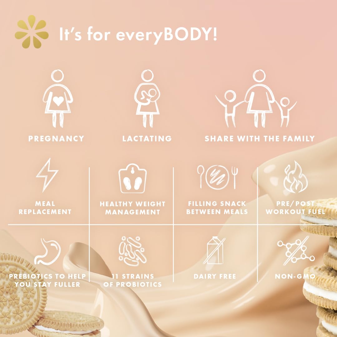 Body Superfood Protein Pregnancy and Postpartum Meal Replacement Shake, Vanilla Chai Flavor | 19g Protein | Safe for Lactation Motherhood | Organic, Vegan, Zero Sugar, 1 Tub (20 Servings)