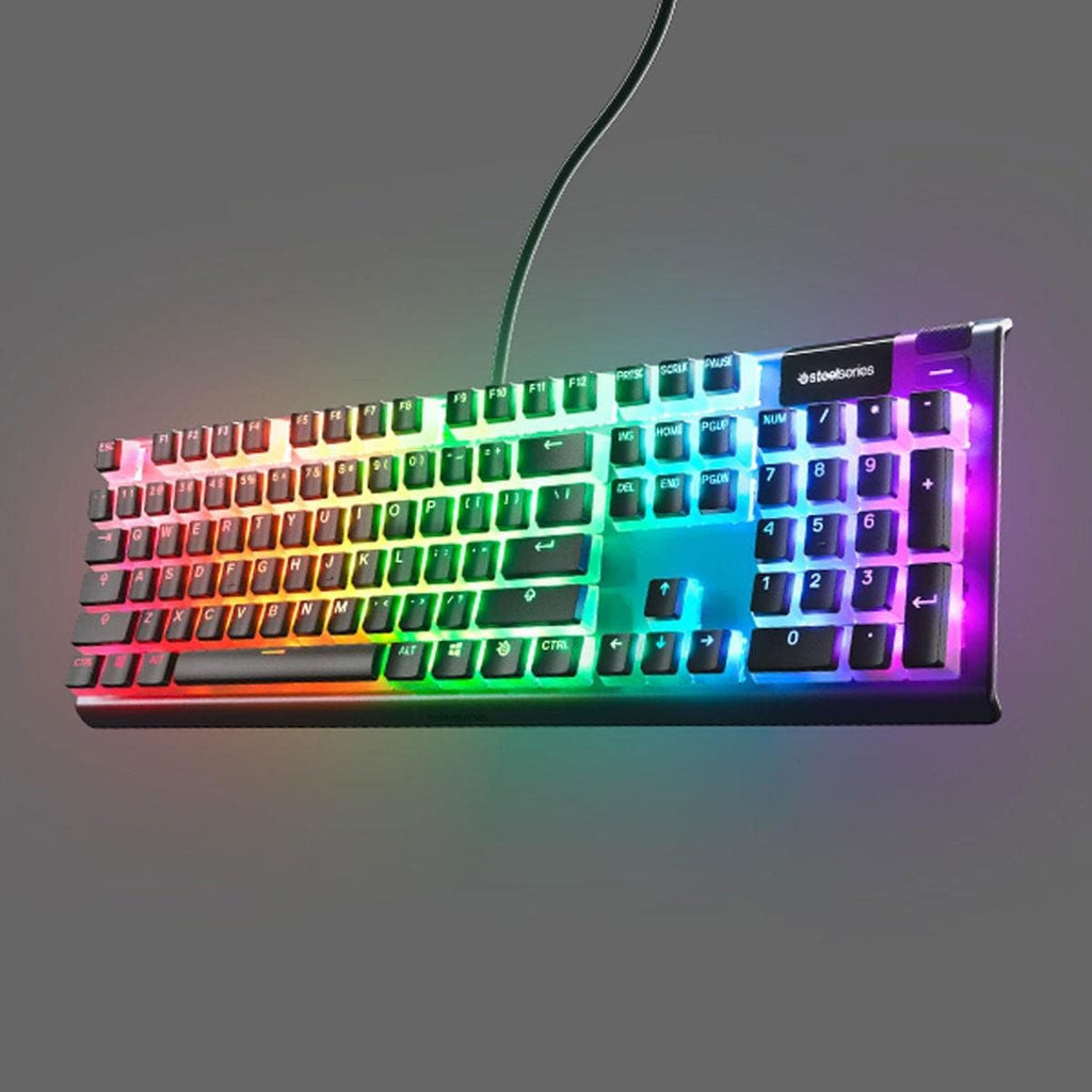 SteelSeries PRISMCAPS - Double Shot Pudding-Style Keycaps - Durable PBT Thermoplastic - Compatible with a Wide Range of Mechanical Keyboards - White