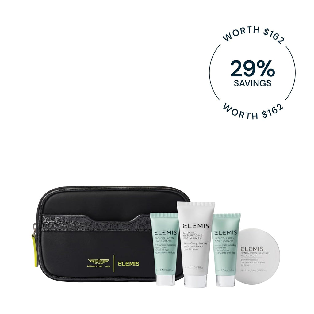 ELEMIS x Aston Martin Formula One™ Team Deluxe Discovery Skincare Collection ($162 Value) - Travel Essentials