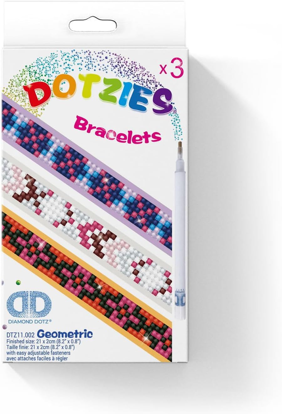DIAMON DOT Geometri Diamon Paintin Kit fo Adult Diamon Ar Kit Relaxin Creativ Craf Ki wit Dot Gems