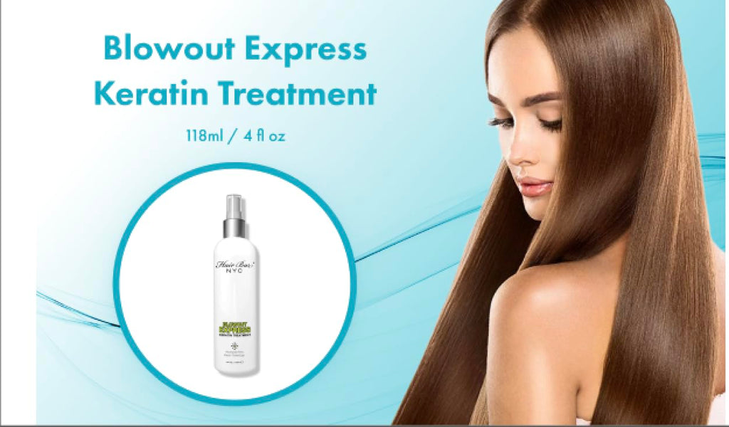 Hai Ba NY Brazilia Blowou Expres Kerati Treatmen Quic Kerati Spray Ant Frizz Smoothing Lon Lasting Salo Product 118m / floz