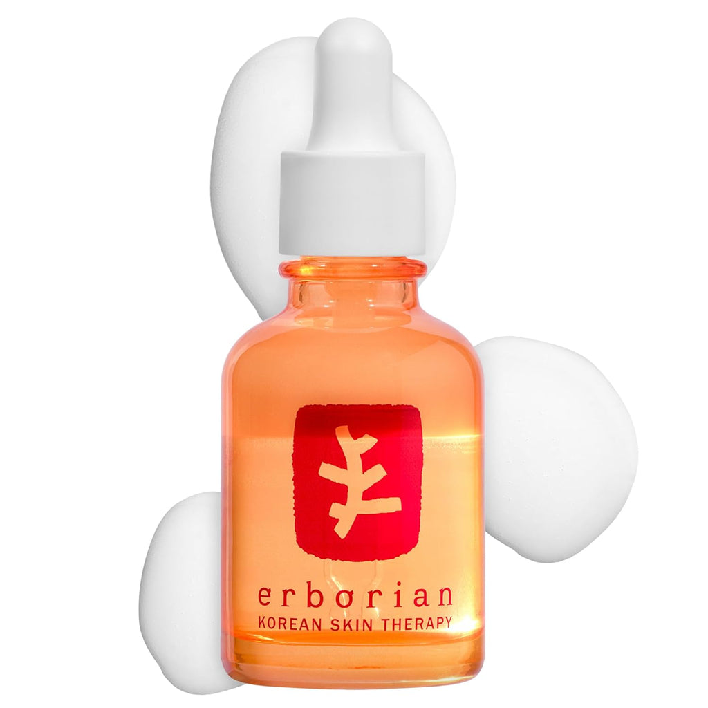 Erborian Multi?Perfecting Night Serum, Oil & Milky Formulas, Smooths, Even Texture, Hydrates, Firms For Glowy, Mirror Skin Renewal, Korean Skincare