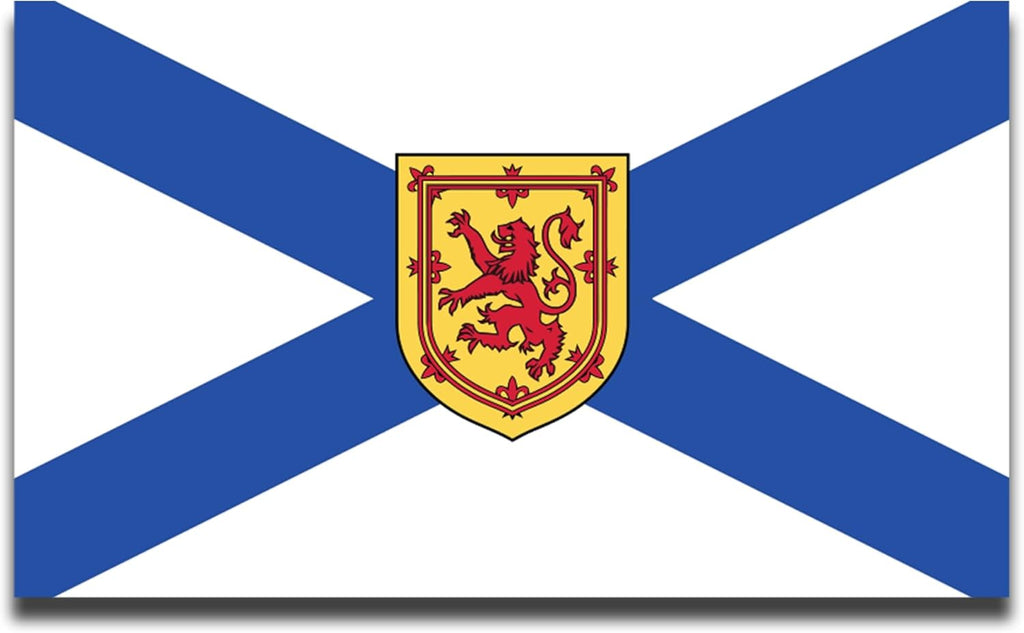 Magne M U Nov Scoti Fla Magnet 4x Inches Flexibl Magneti Decal Heav Dut Magne Viny fo Car Truck SUV Fridge Locker Canadia Provinc Souvenir Mad i USA