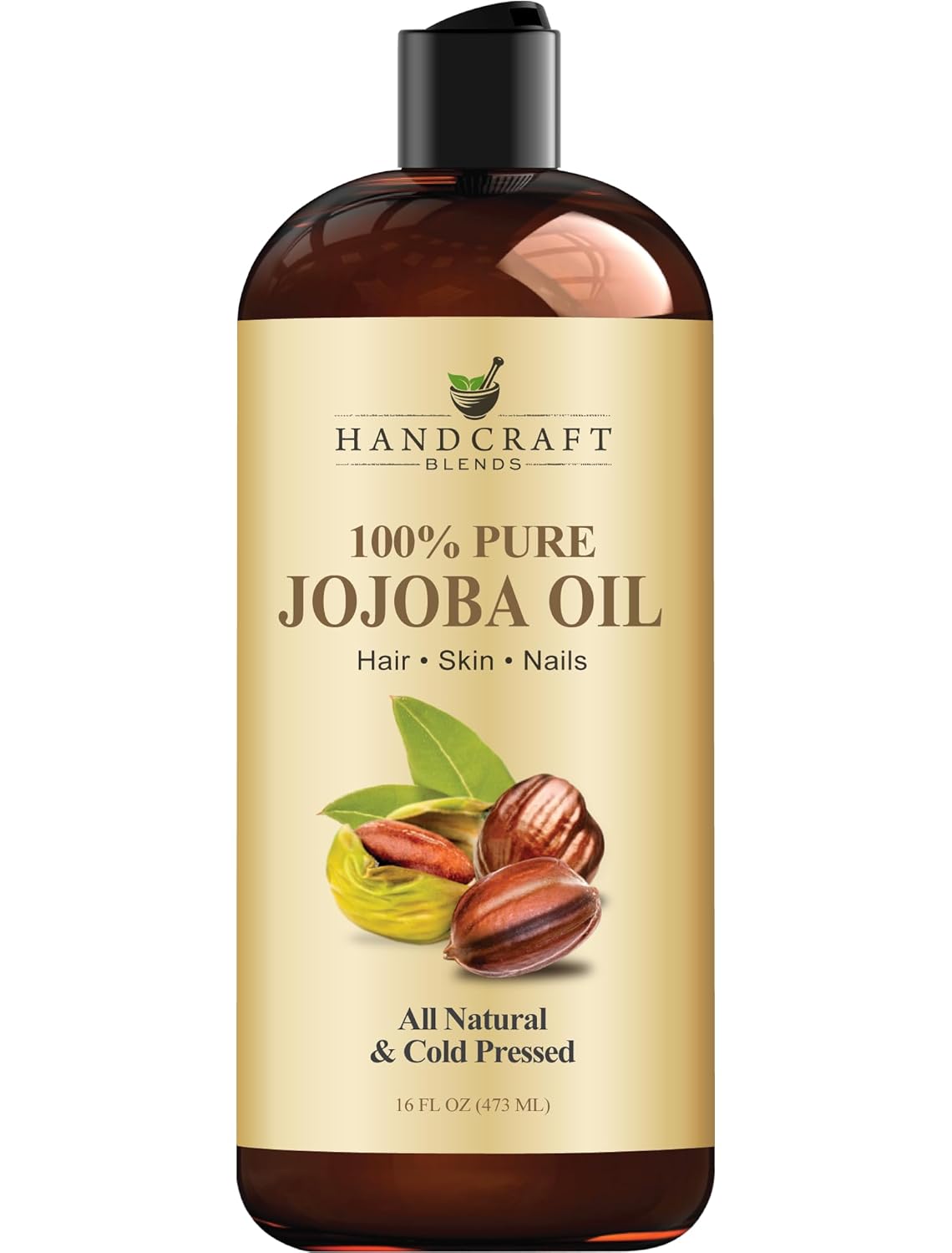 Handcraf Blend Jojob Oi Cold-Presse 1 F O 100 Pur an Natura Premiu Grad Carrie Oi fo Ski an Hai Hai an Bod Massag Hexane-Fre Ayurvedi Ski Care