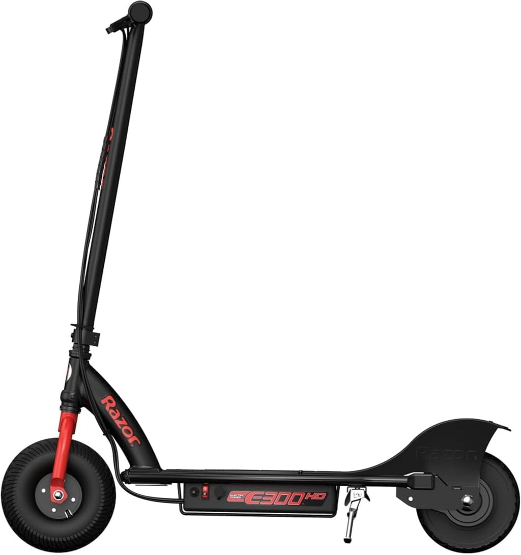 Razor Seated Electric Scooter for Ages 13+, 40-Min Ride Time, Twist-Grip Throttle, Pneumatic Tires, Removable Padded Seat