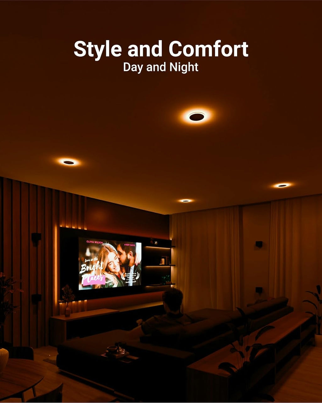 Sunco 48 Pack 6 Inch LED Recessed Light, Can Lights for Ceiling, Flat with Nightlight, 1200 Lumens, Selectable CCT 2700K/3000K/4000K/5000K/6000K, Dimmable, 13W UL.