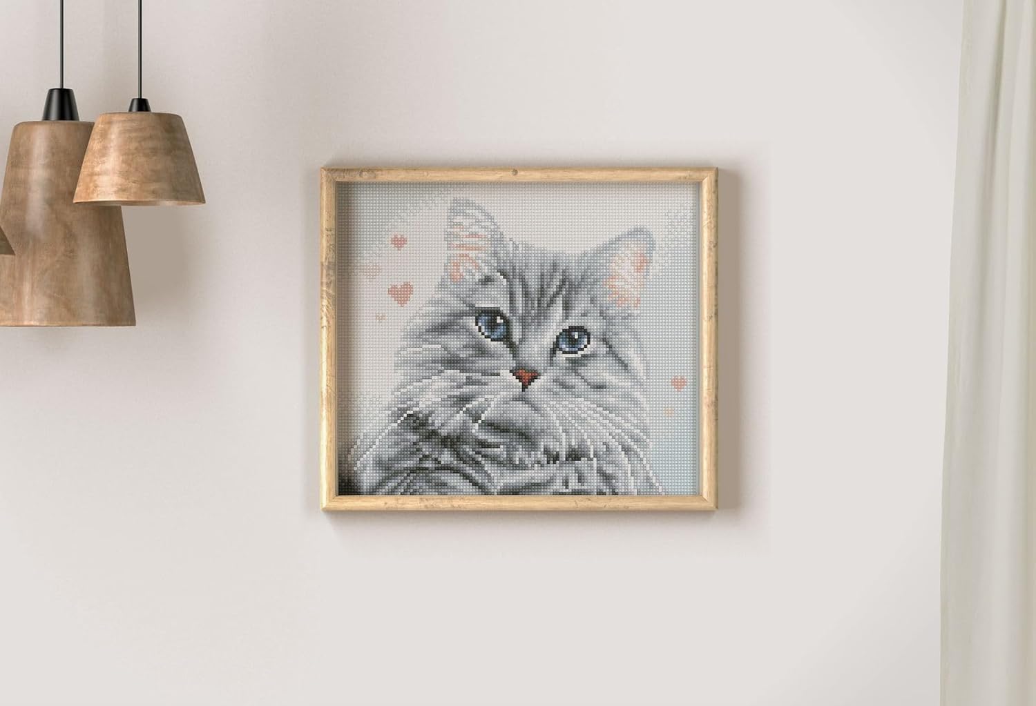 DIAMON DOT Pricill Pre-Frame Ki Ca Diamon Paintin Kit fo Adult Diamon Ar Kit Relaxin Creativ Craf Ki wit Dot Gem 12inchx10.5inch