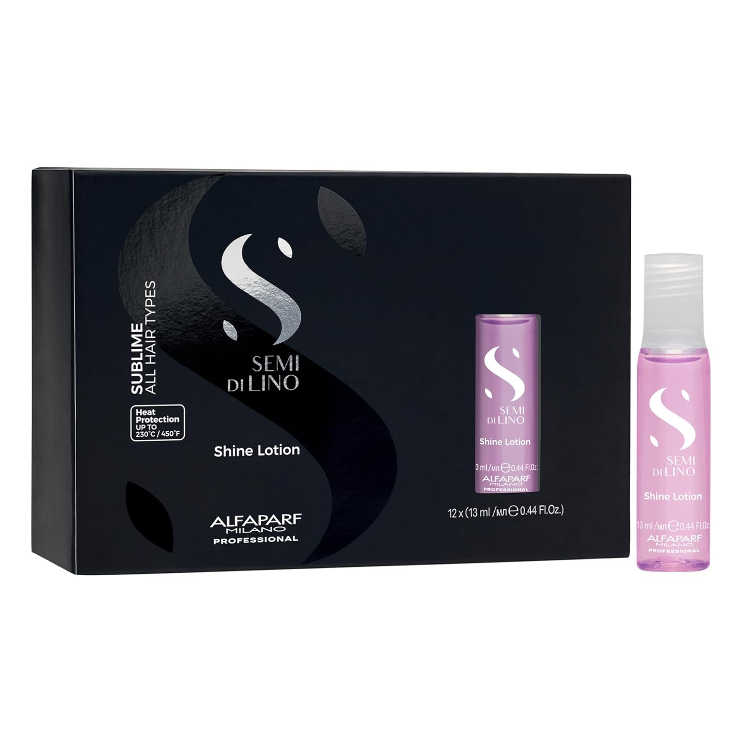 ALFAPAR MILAN Sem d Lin Sublim Shin Hai Lotio Leav I Shin Hai Treatmen fo Body Volum Flexibilit Restor Luminosit Prolon Cosmeti Colo (1 Vials 0.4 f o Each)