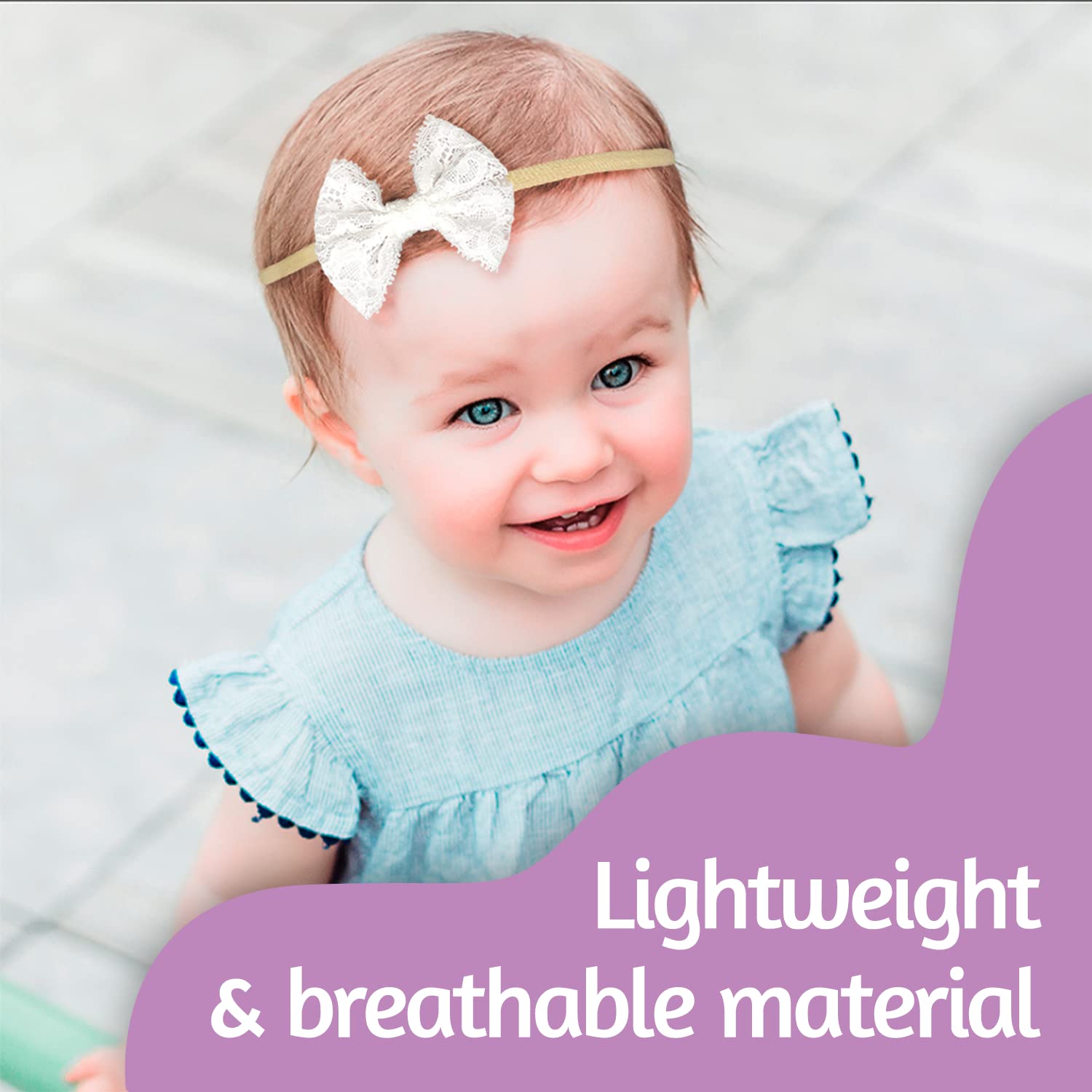 KiddyCar Bab Hai Accessorie Elasti Headbands Bows an Lazo Par Bebe 1 Piec Assortmen fo Newborn an Girls