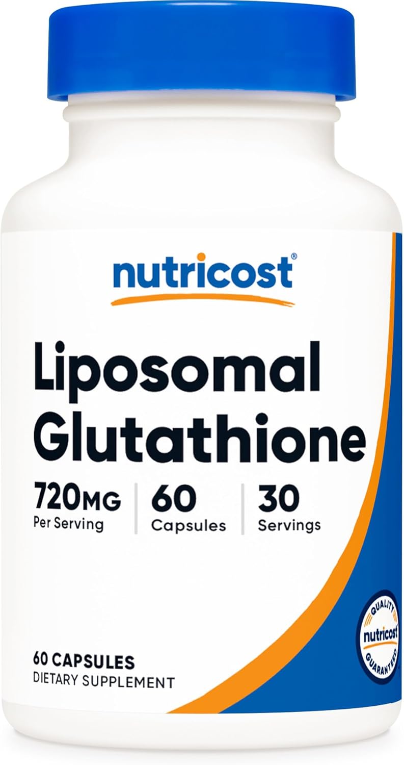 Nutricos Liposoma Glutathion Supplemen 6 Capsules 72 m Pe Servin Vegan GMO-Free 3 Servings